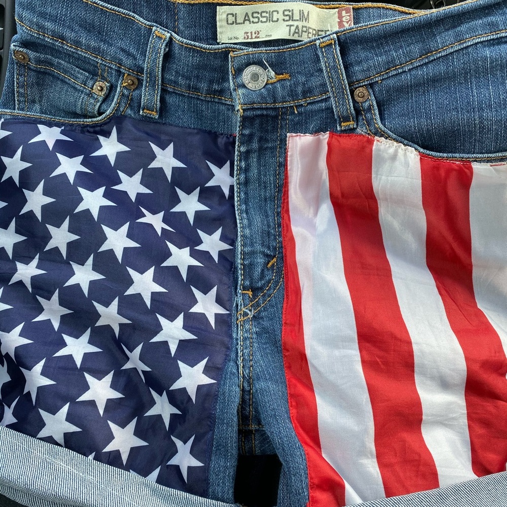 LEVI’S American Flag Shorts